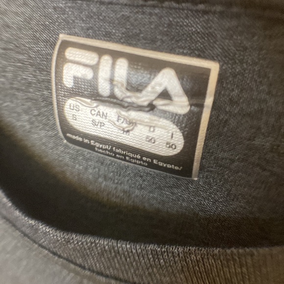 Small, black dryfit FILS athletic shirt. - Picture 4 of 4